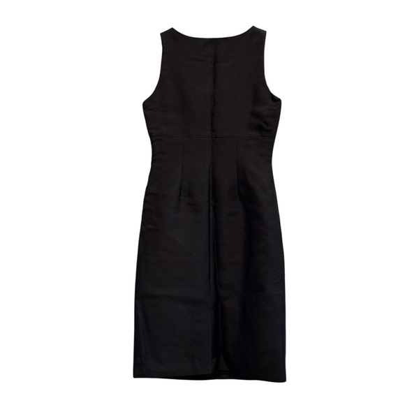 Boden Navy Black Ladies Frilled Layered Sheath Dress Size 4 - Picture 5 of 5